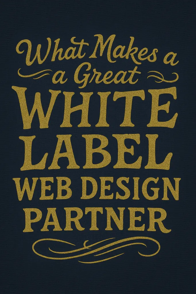 What Makes a Great White Label Web Design Partner