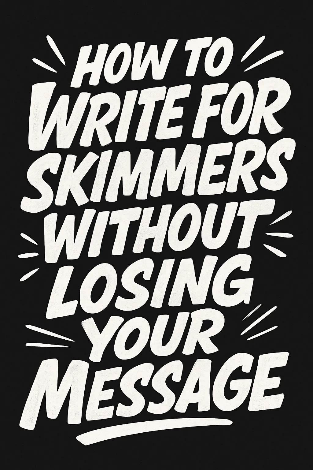 How to Write for Skimmers Without Losing Your Message