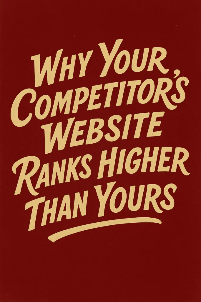 Why Your Competitors Website Ranks Higher Than Yours