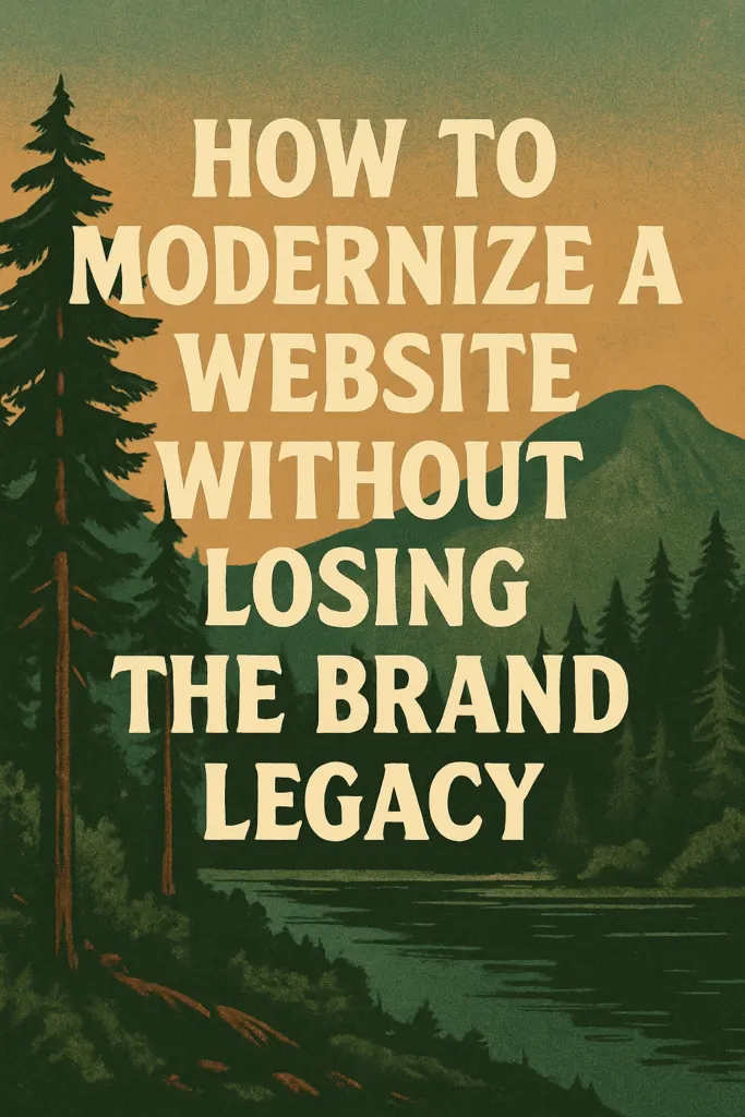 How to Modernize a Website Without Losing the Brand Legacy
