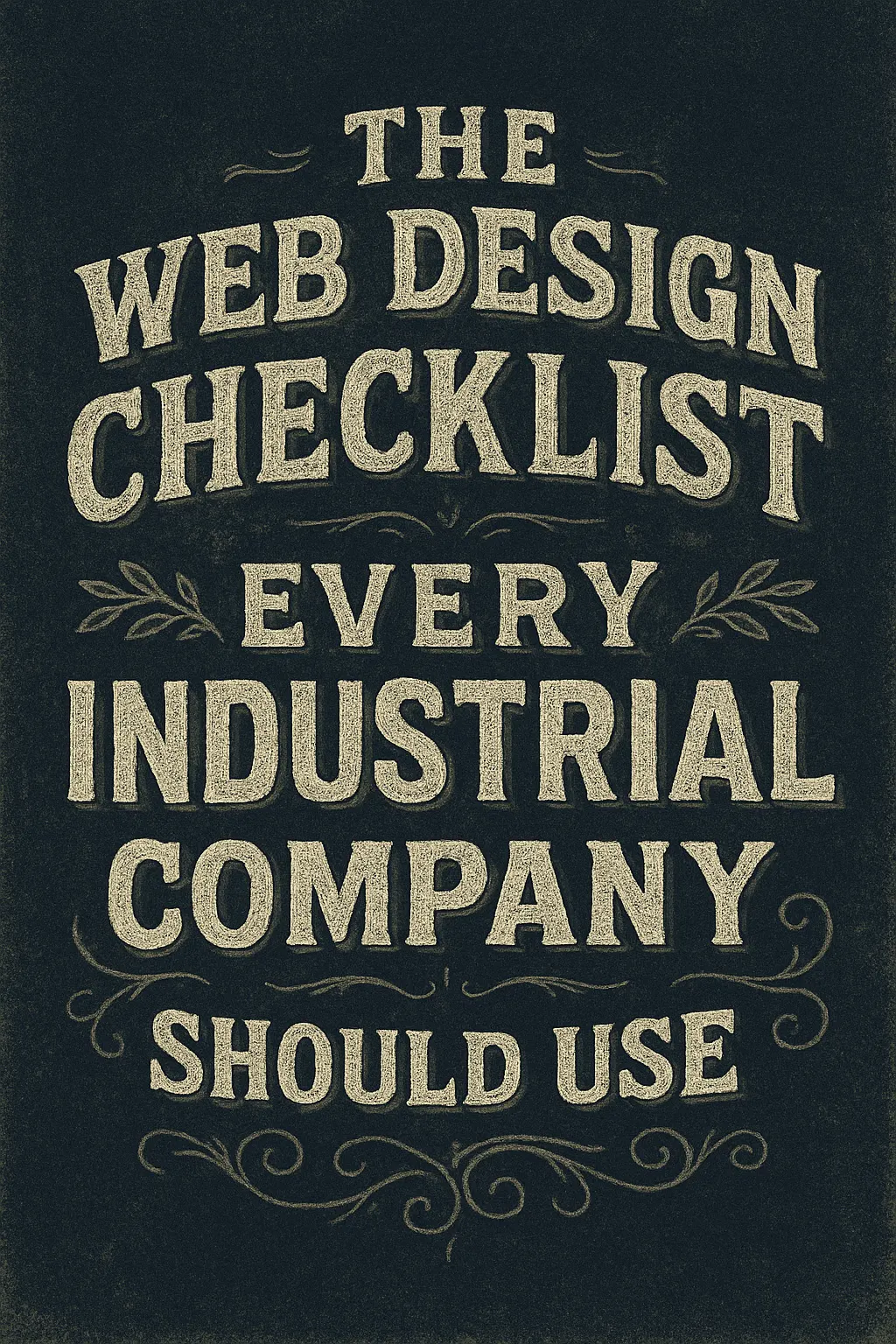 The Web Design Checklist Every Industrial Company Should Use