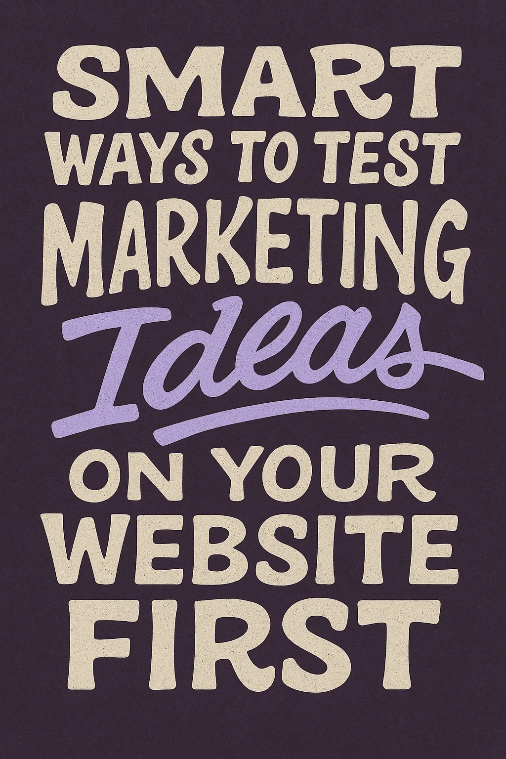 Smart Ways to Test Marketing Ideas on Your Website First