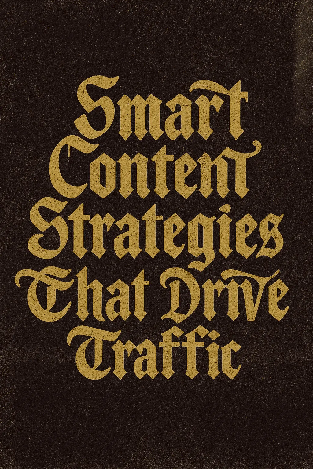 Smart Content Strategies That Drive Traffic