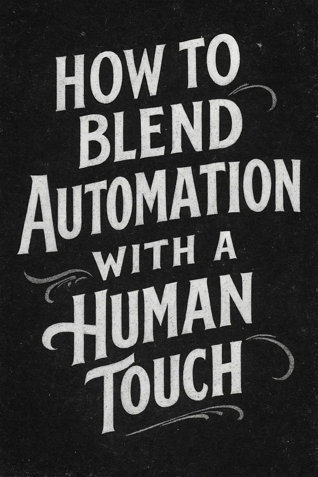 How to Blend Automation with a Human Touch