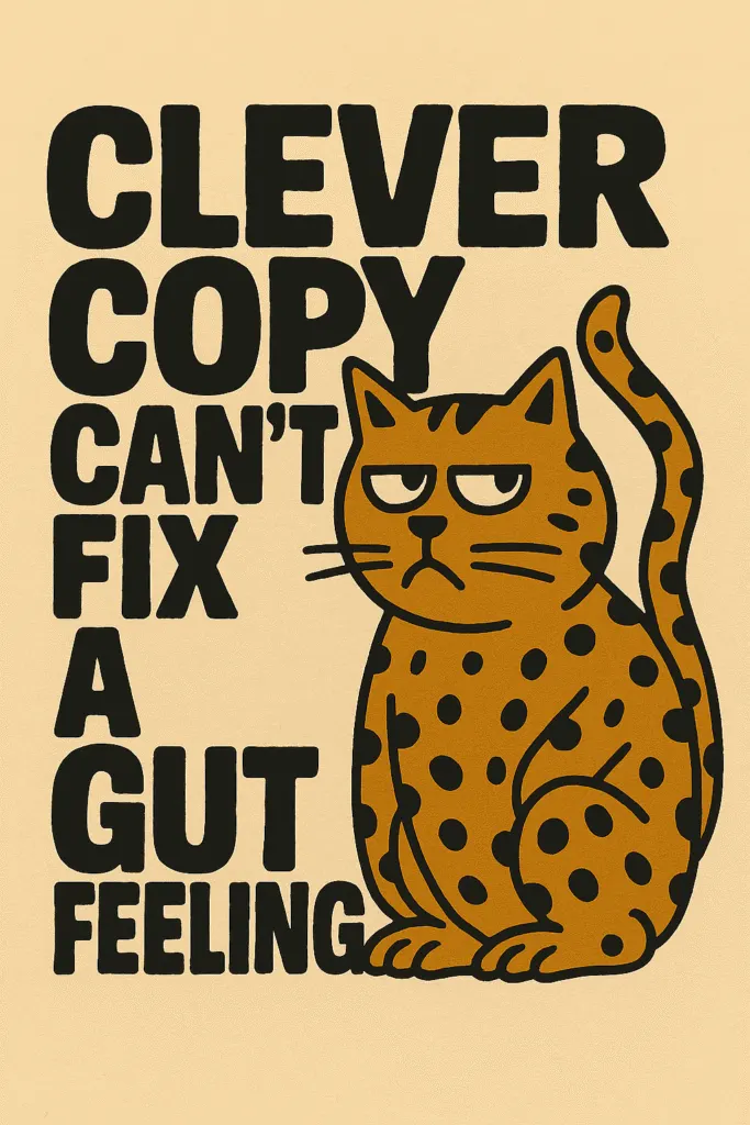 Clever Copy Cant Fix a Gut Feeling