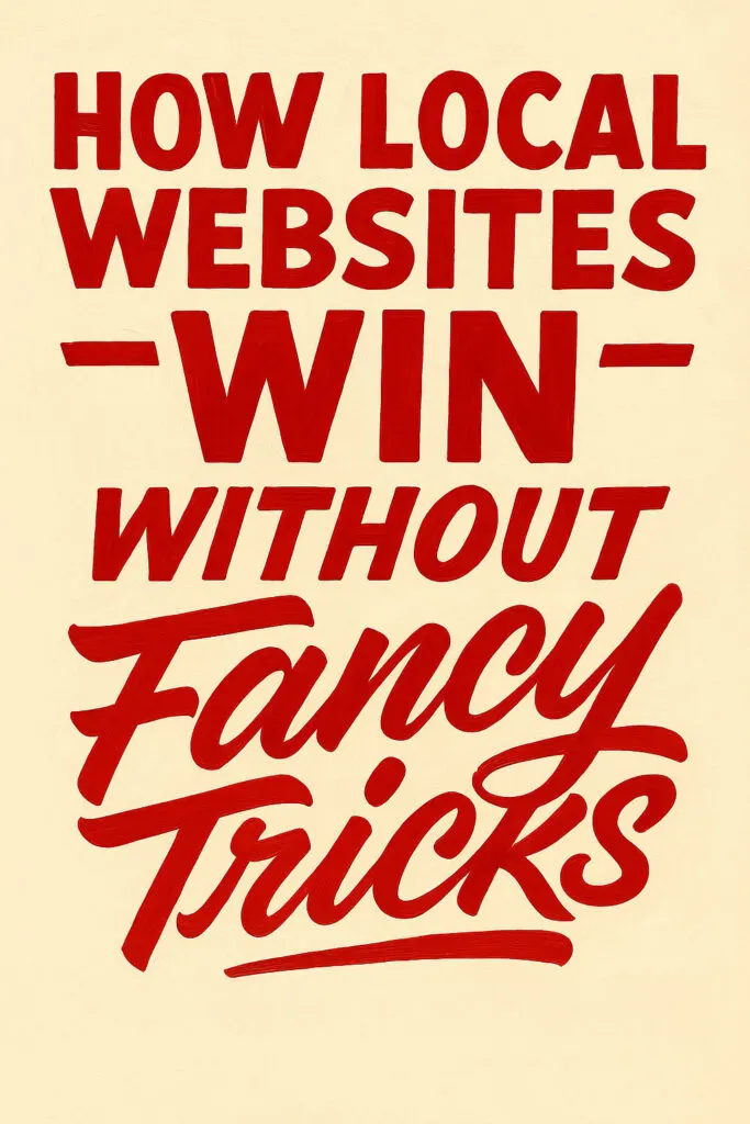 How Local Websites Win Without Fancy Tricks