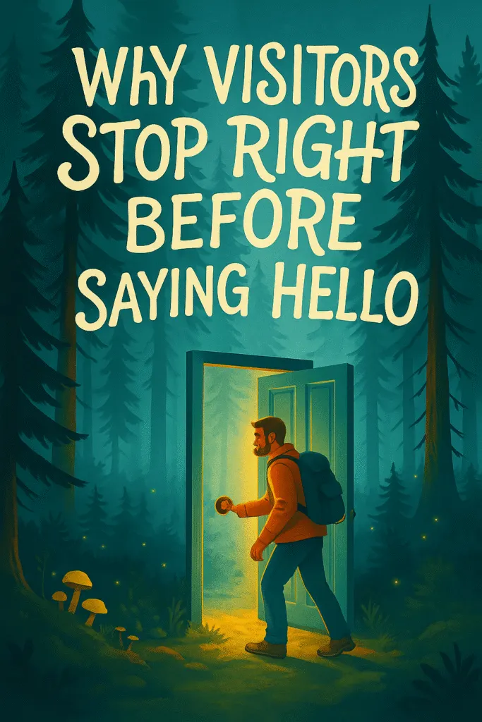 Why Visitors Stop Right Before Saying Hello