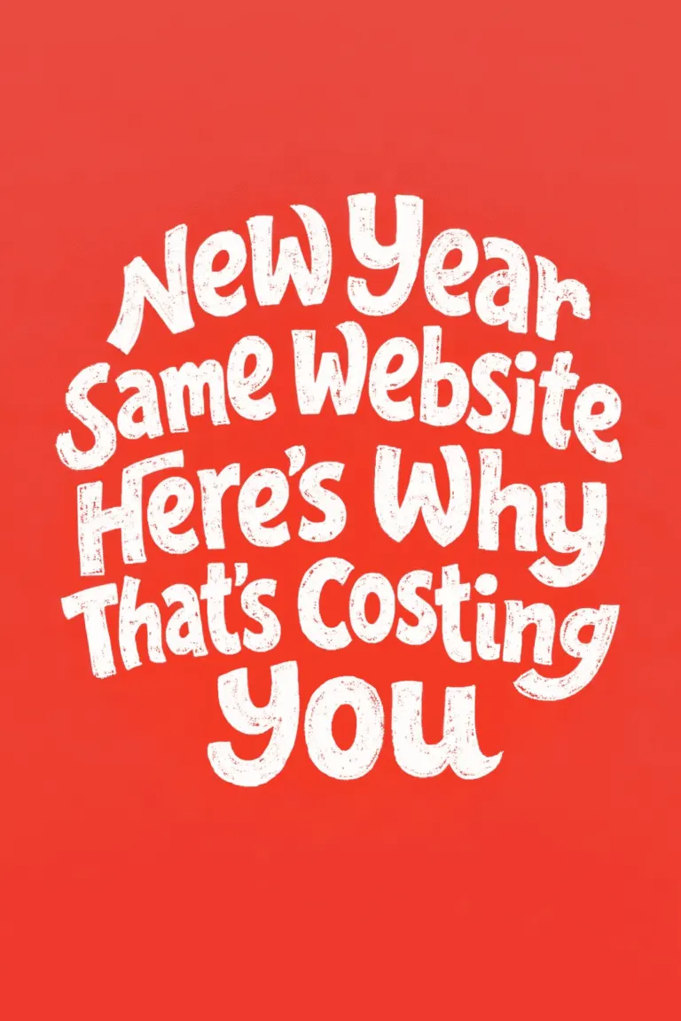 New Year Same Website Heres Why Thats Costing You