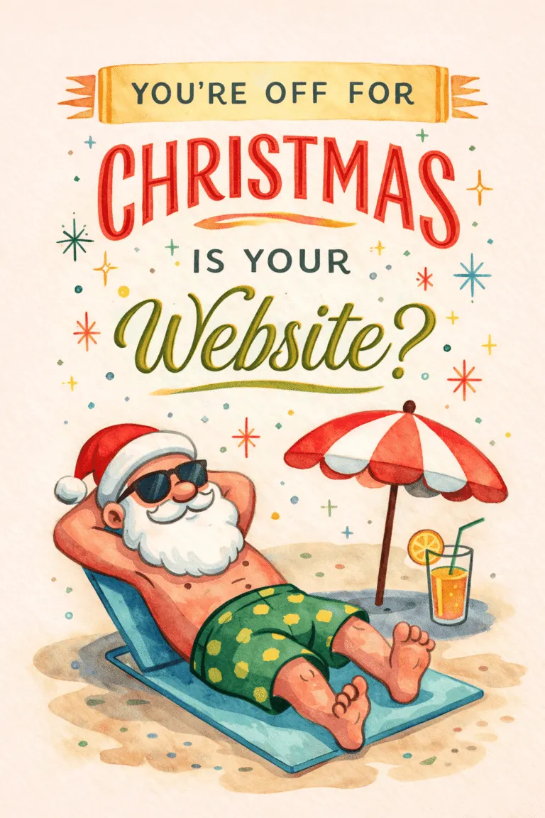 Youre Off for Christmas. Is Your Website
